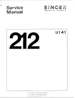 Preview for 2 page of Singer 212U141 Service Manual