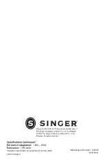 Preview for 36 page of Singer 220434112.01 Instruction Manual