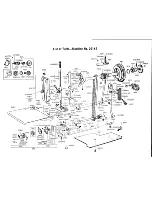 Предварительный просмотр 3 страницы Singer 221K7 Parts List