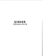 Singer 22W165 Parts List preview