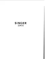 Singer 22W31 Parts List предпросмотр