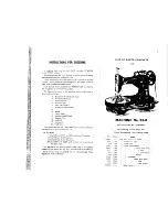 Предварительный просмотр 3 страницы Singer 23-8 Parts List