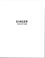Singer 242 Parts List preview