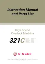 Preview for 1 page of Singer 257 H-56 Instruction Manual