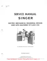 Singer 257000 Service Manual preview