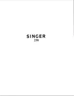 Preview for 1 page of Singer 258 Manual