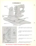 Предварительный просмотр 4 страницы Singer 270-37 Service Manual