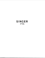 Preview for 1 page of Singer 271K Service Manual