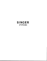 Preview for 1 page of Singer 271W201 Parts List