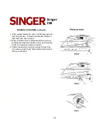 Preview for 15 page of Singer 28-8 Instruction Manual