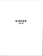 Singer 281-83 Parts List preview