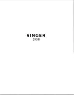 Preview for 1 page of Singer 293B Parts Manual