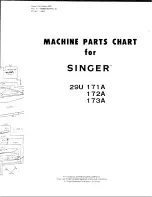 Singer 29U 171A Parts List preview