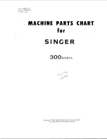 Preview for 1 page of Singer 300U101A Parts List