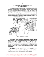 Preview for 16 page of Singer 300W203 Instructions Manual