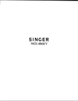 Singer 302U406EV Manual preview