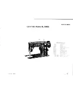 Preview for 2 page of Singer 306K25 Parts List