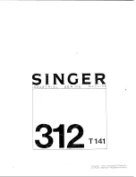 Предварительный просмотр 2 страницы Singer 312 T141 Illustrated Parts List