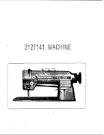 Предварительный просмотр 3 страницы Singer 312 T141 Illustrated Parts List