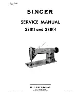 Singer 331K1 Service Manual предпросмотр