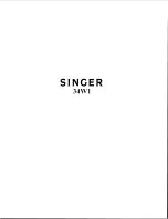 Singer 34W1 Isntructions For Using preview