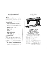 Предварительный просмотр 3 страницы Singer 400W107 List Of Parts