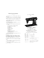 Preview for 3 page of Singer 400W15 List Of Parts