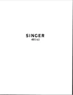 Singer 401A1 Parts List preview