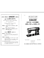 Preview for 2 page of Singer 402W100 Instructions For Using And Adjusting