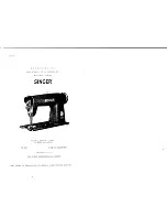 Предварительный просмотр 2 страницы Singer 410W10 (French) Manual D'Instructions