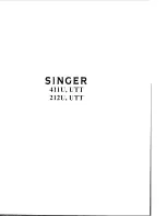 Singer 411U Service Manual preview