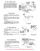 Preview for 8 page of Singer 451k145 Service Manual And Parts List