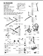 Singer 457 G 130 Illustrated Parts List preview