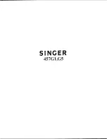 Singer 457G1 Parts List preview