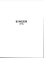 Singer 457K Parts List preview