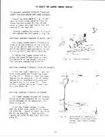 Предварительный просмотр 25 страницы Singer 460 CLASS Service Manual