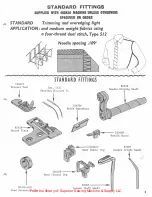 Preview for 3 page of Singer 460K20 Fittings Manual