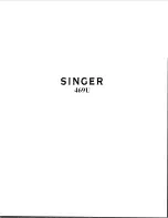 Singer 469U Operator'S Manual preview