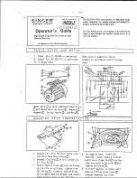 Preview for 2 page of Singer 469U Operator'S Manual