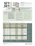 Preview for 2 page of Singer 521C Datasheet