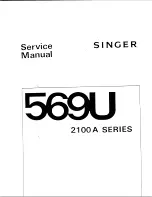 Preview for 2 page of Singer 569U 2100A series Service Manual