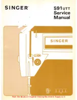 Preview for 1 page of Singer 591UTT Service Manual