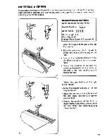 Предварительный просмотр 21 страницы Singer 612c User Manual