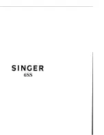 Singer 6SS Instructions Manual preview