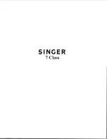 Preview for 1 page of Singer 710 Manual