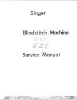 Preview for 2 page of Singer 7SS Service Manual