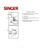 Preview for 7 page of Singer 8 PATTERN SEWING MACHINES Instruction Manual