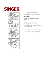 Preview for 15 page of Singer 8 PATTERN SEWING MACHINES Instruction Manual