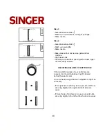 Preview for 38 page of Singer 8 PATTERN SEWING MACHINES Instruction Manual