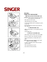 Preview for 39 page of Singer 8 PATTERN SEWING MACHINES Instruction Manual